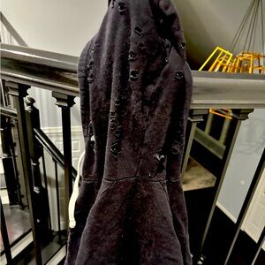 Katie j hoodie with intentional holes